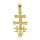 Cruz oro 18k Carava 28mm. [8053]