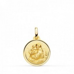 San Antonio medalla oro 18k unisex 16 mm. bisel