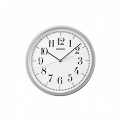 Reloj pared Seiko Clocks QXA636S redondo 31.1 cm. gris indicadores negros segundero