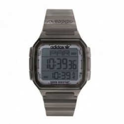 Reloj Adidas Unisex AOST22050 DIGITAL ONE GMT plástico color negro cronógrafo alarma
