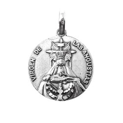 Virgen de las Angustias Granada medalla plata Ley 925m unisex 21 mm. maciza