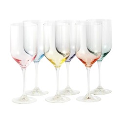 Set 6 copas vino modelo UMA 48 cl. cristal colores