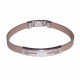 Pulsera acero piel [2248]