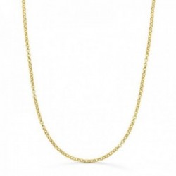 Cadena Oro 18k unisex 45 cm. rolo hueca 2 mm.