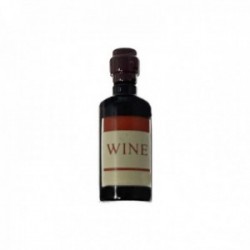 Pin metálico botella vino 23 mm. esmaltado
