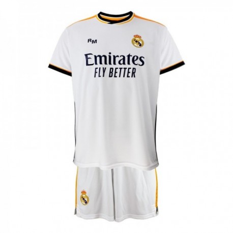 Camiseta oficial Algodón bebe blanca Real Madrid CF - Tienda Yo Futbol