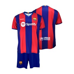 Equipación FC Barcelona 2023-24 Réplica Oficial Niño primera equipación camiseta fútbol pantalón