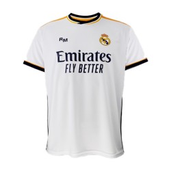 Camiseta Real Madrid CF 2023-24 Réplica Oficial Niño primera equipación fútbol