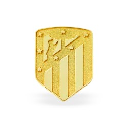 Atlético de Madrid Pin Oro 18k hombre 18 mm. escudo mate brillo pin cierre trasero