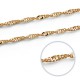 Cadena oro 18k maciza singapur 40 cm. 1,5 mm. 2.00 grs. [9514]