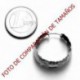 Pendientes aros plata 925m 27mm. labrado tallado mujer