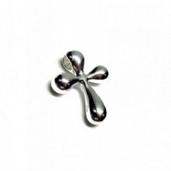 Colgante plata ley 925m 35mm. cruz electroforming [AA8439]