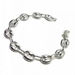 Pulsera plata ley 925m calabrote pequeño liso continuo [AB0046]