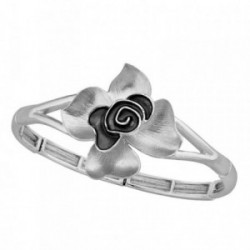 Pulsera ANTONELLI CRUISE bronce extensible centro flor [AB2486]
