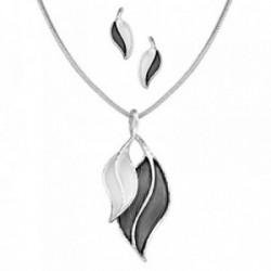 Conjunto ANTONELLI CRUISE bronce gargantilla pendientes [AB2491]