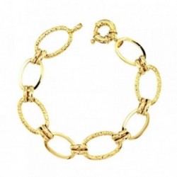 Pulsera oro 18k eslabones 19cm. 9,60gr. [AB3156]