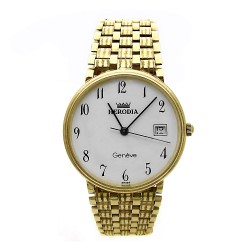 Reloj Herodia oro 18k hombre panter detalles visualización fecha