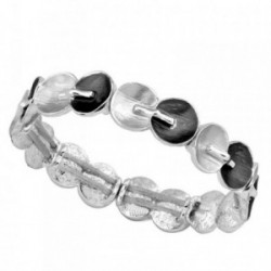 Pulsera ANTONELLI CRUISE bronce extensible detalles círculos [AB4576]