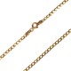 Cadena oro 18k barbada 60 cm maciza 2,5 mm 7.75 gr. [9633]