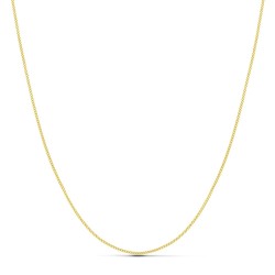 Cadena oro 18k maciza barbada 50 cm. 1 mm. 3.00 grs. [9488]