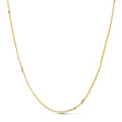 Cadena oro 9k forzada 45cm. 3.15gr. unisex