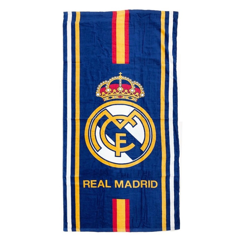 Toalla Real Madrid algodón 150x75cm azul bandera España [AB9148]