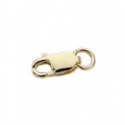 Fornitura oro 18k cierre 10mm. mosquetón asa [AB9380]