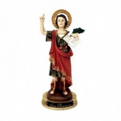 Figura San Pancracio imagen 15cm. adorno resina peana nombre decoración