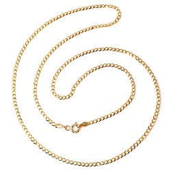 Cadena oro 18k modelo barbada 60cm. maciza ancho 2mm. peso 6.10gr. cierre reasa