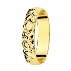 Alianza oro 18k 4mm. tallada [8056GR]