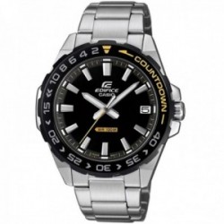 Reloj Casio Edifice hombre EFV-120DB-1AVUEF Classic Collection acero inoxidable detalles amarillos