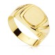 Sello oro 18k cadete tallado [AA0410]